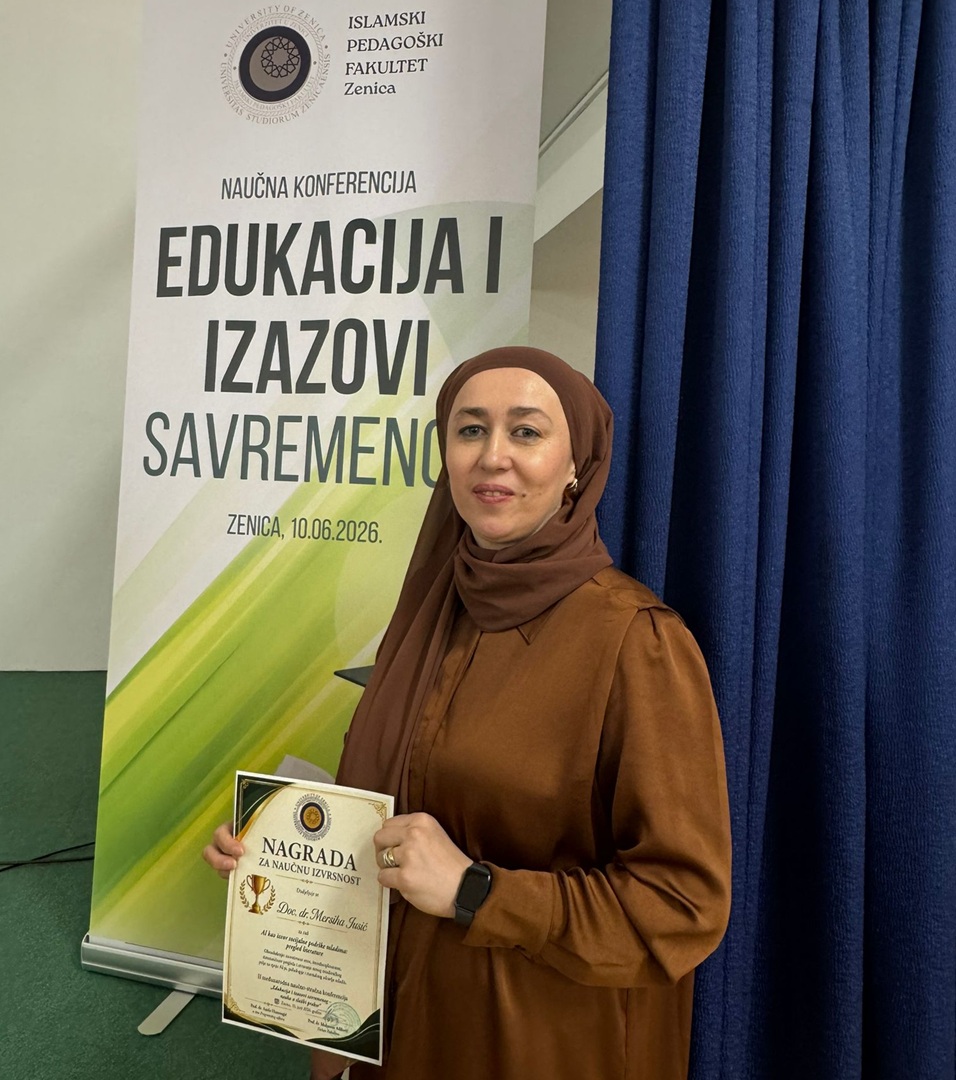 Assistant Prof. Dr. Mersiha Jusić Receives Recognition for Scientific Excellence at International Conference Assistant Prof. Dr. Mersiha Jusić Receives Recognition for Scientific Excellence at International Conference