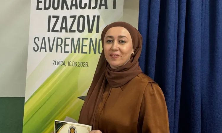Assistant Prof. Dr. Mersiha Jusić Receives Recognition for Scientific Excellence at International Conference